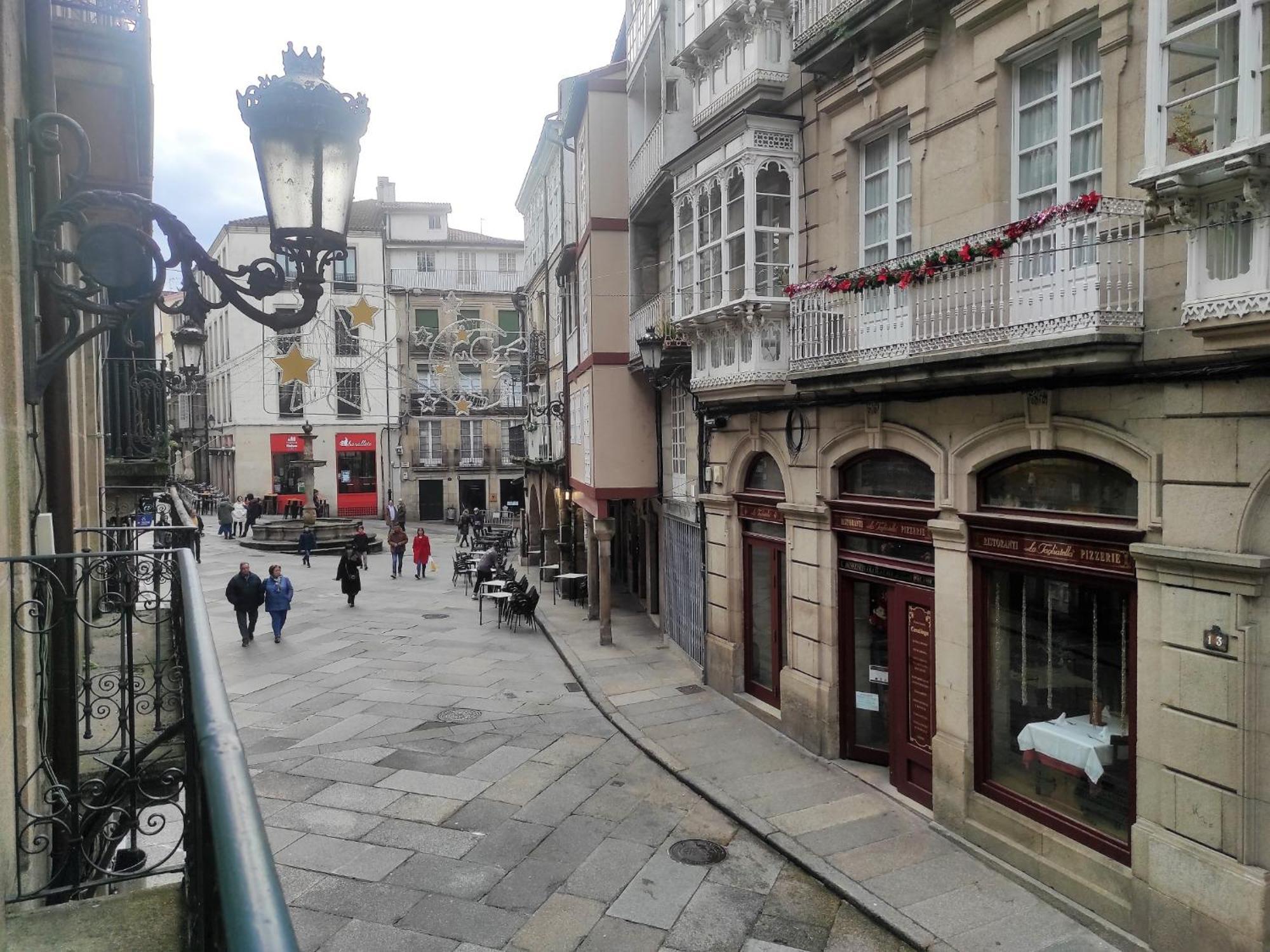 شقة 1A. Disfruta De Su Balcon Sobre El Casco Viejo. أورينس المظهر الخارجي الصورة